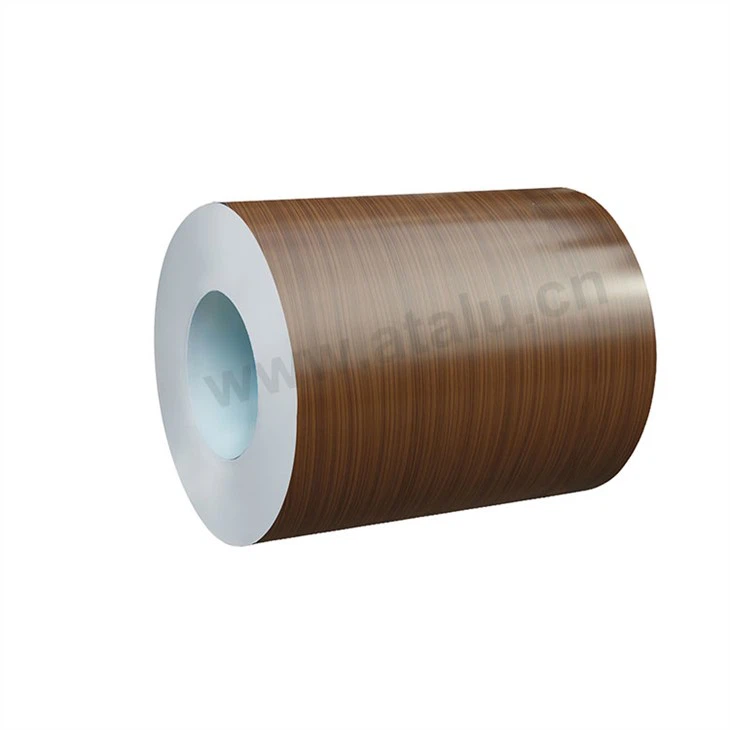 Good Performance Prepainted Wooden Pattern Aluminum Coil